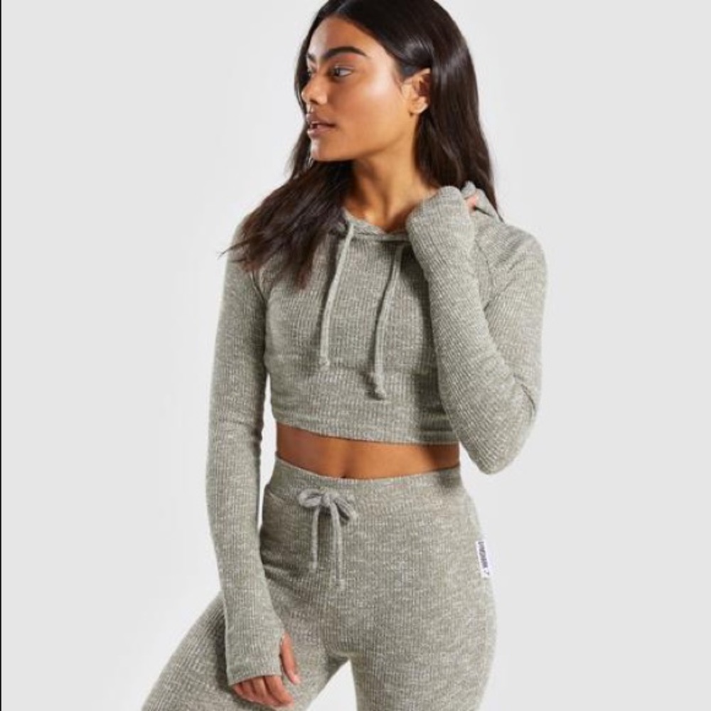 Gymshark Khaki Slounge Hoodie